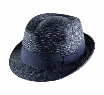 chapeau paille Trilby Classic trilby paille Classic Straw Trilby