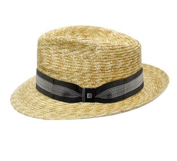 Chapeau de paille personnalisable My Straw Fino Fedora 